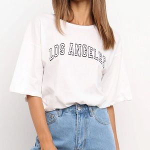 Petal & Pup White Los Angeles Graphic T-shirt